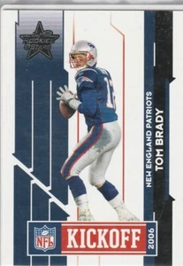 TOM BRADY Leaf ROOKIE STAR New England Patriots NFL KICKOFF Football LE! - Bild 1 von 2