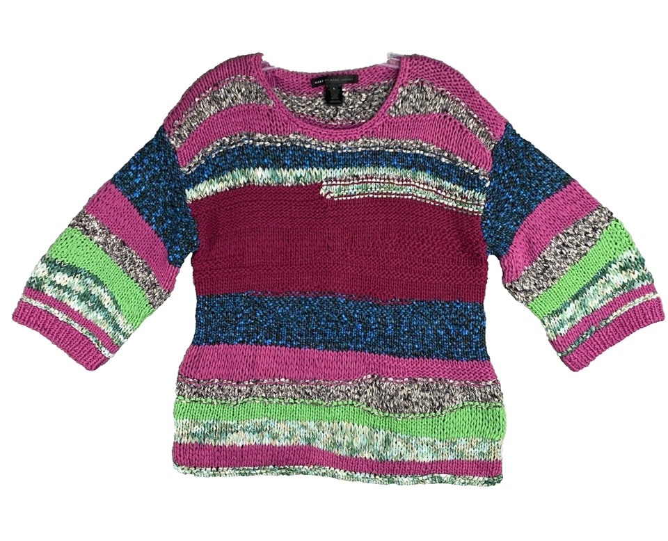 Suéter de malha Marc by Marc Jacobs feminino robusto tamanho grande oversized artístico aconchegante - Imagem 1 de 4