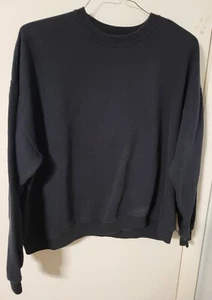 Sudadera vintage años 90 Jerzees cuello redondo en blanco negra 2XL - Imagen 1 de 1