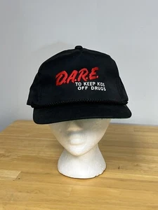 VTG Dare To Keep Kids Off Drugs Hat Cap YOUNGAN Headwear Korea One Size See - Bild 1 von 24
