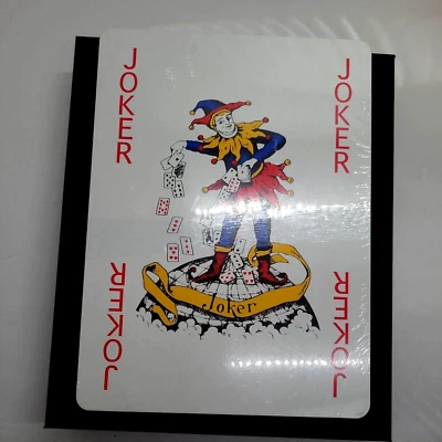 Super Giant Novelty Poker Index Playing Cards - Jumbo 8 x 11 Inch Size - Image 1 of 3