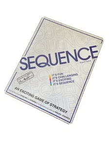 Sequence Board Game Brand New Sealed Vintage Jax Ltd 1995 - Picture 1 of 8