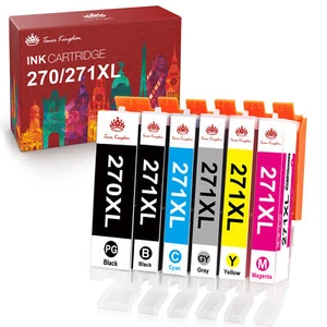 6 pezzi cartuccia inchiostro PGI-270XL CLI-271XL compatibile con Canon MG6821 MG6822 - Foto 1 di 6
