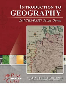 Introduction to Geography DANTES/DSST Test Study Guide - PassYourClass Good - Picture 1 of 1