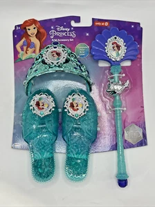 Disney Princesa Ariel Juego de Accesorios Silueta Varita Tiara y 1 Par Zapatos Juguete - Imagen 1 de 5