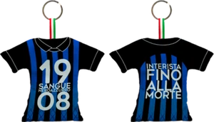 Portachiavi Inter Tessuto Imbottito Squadra calcio Merchandising Gadget chiavi - Foto 1 di 1