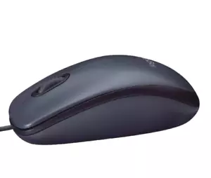 Logitech M90 Mouse optische USB Maus schwarz DPI 1000 - Bild 1 von 5