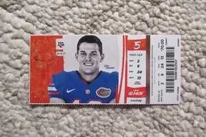 FLORIDA GATORS VS TEXAS A&M AGGIES 14/10/2017 BOLETO COMPLETO ~ JOHNNY TOWNSEND - Imagen 1 de 1