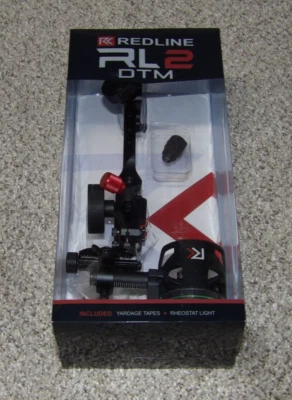 New Redline RL2 DTM Dovetail Adjustable 1 Pin Bow Sight- Mathews Bridge-Lock