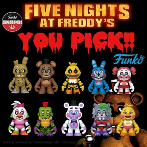 Funko FNAF Snaps! You Pick Five Nights at Freddy's Action Figures Brand New - Picture 1 of 33