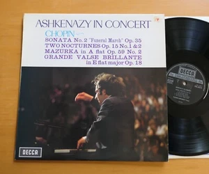 SXL 6575 Ashkenazy In Concert Chopin Sonata no. 2 etc Decca Stereo NEAR MINT - Picture 1 of 6