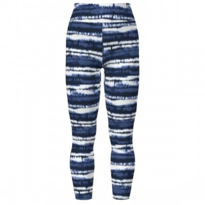 TC Lularoe Leggings Tie Dye Stripe Ocean Black Blue White NEW 273030 - Image 1 of 2