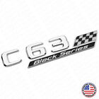 C63 Black Series AMG Limited Edition Letter Emblem Trunk Decal Logo Badge Chrome