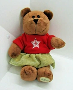 Peluche Starbucks Bearista Holiday Girl Bear 10" 2018 - Imagen 1 de 4