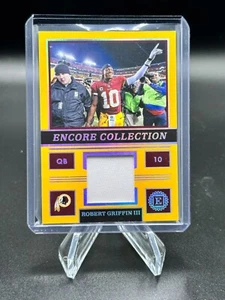 2022 Panini Encased Robert Griffin RG3 Encore Collection Patch Gold 02/25 SP NFL - Bild 1 von 2
