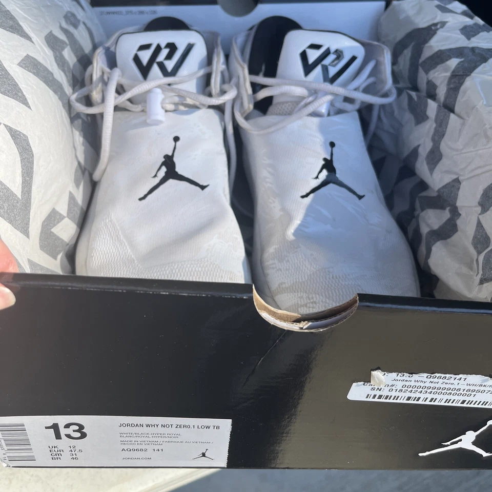 Size 13 - Jordan 'Why Not?' ZER0.1 TB Hyper Royal - Image 1 of 4