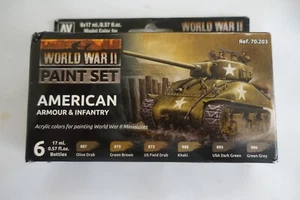 acrylicos vallejo world war II american paint set 70.203 - Picture 1 of 3
