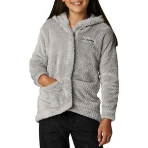 NWT$75 Columbia Girls  Fire Side II Sherpa Long Jacket Gray size S - Picture 1 of 11