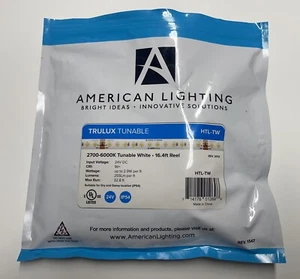 NEW 1-PACK AMERICAN LIGHTING TRULUX TUNABLE HTL-TW 16.4FT 24VDC IP54 TAPE LIGHT - Picture 1 of 2
