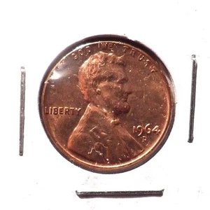 UNZIRKULIERT 1964D LINCOLN PENNY! (90415) - Bild 1 von 2