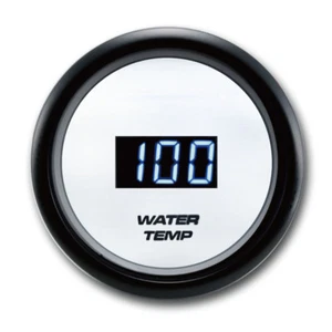 MGS 52mm 2-1/16" Digital Water Temperature Gauge 68 ~ 302 °F Blue LED 12/24V - Picture 1 of 6