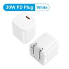 30w Gan Fast Power Adapter Charger Plug Usb Type C For Iphone 15 14 13 12 Ipad