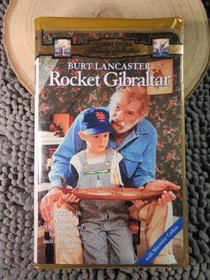 Rocket Gibralter VHS VCR Macaulay Culkin Burt Lancaster Gold Clamshell Case Foto 1 de 4