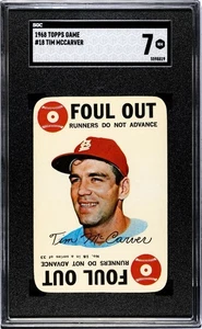 1968 Topps Game Card #18 Tim McCarver SGC 7 NM - Foto 1 di 2