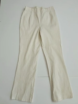 Белый олень хаки вельветовые брюки эластичный пояс размер женщин маленький (4/6) - Изображение 1 из 4