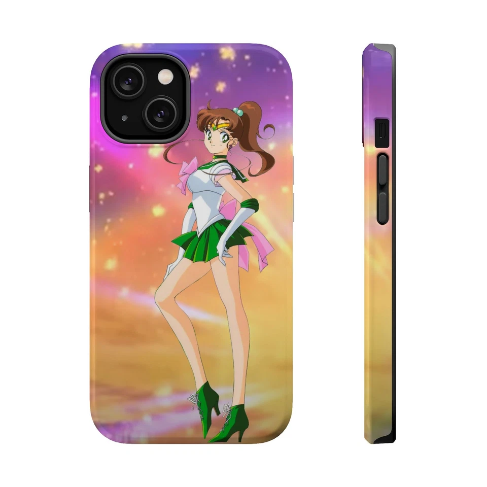 Sailor Moon - Funda de teléfono rosa Sailor Jupiter, funda de teléfono de anime Foto 1 de 1