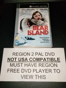 Alastair Maclean Bear Island DVD REGION 2 PAL 1979 Donald Sutherland Adventure - Foto 1 di 3