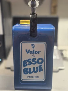VINTAGE ESSO BLUE VALOR PARAFFIN FUEL OIL CAN - Picture 1 of 7