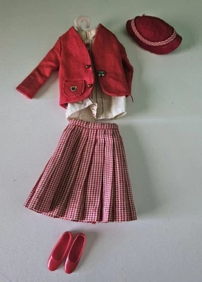 VINTAGE MATTEL 1963 SKIPPER DOLL SCHOOL GIRL #1921 PARTIAL OUTFIT BARBIE - Image 1 of 4