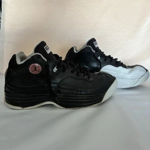 Nike Air Jordan’s Jumpman Team 1 Black FV3928-006 2023 Size 12 Men’s White GUC - Picture 1 of 11