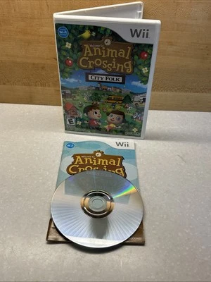 Animal Crossing City Folk Nintendo Wii Complete CIB Resurfaced Dsc Free Shipping - Image 1 of 4