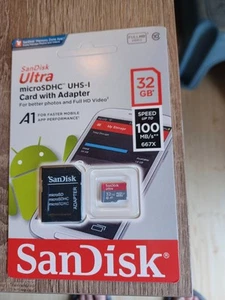 carte micro sd sandisk ultra plus 32go - Photo 1 sur 2