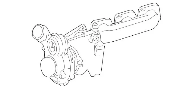 Оригинальный турбокомпрессор для выхлопных газов Mercedes-Benz 157-090-07-80 - Изображение 1 из 1