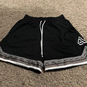 Nike Shorts Mens Medium Black Giannis Freak Gym Basketball 7 Inch Inseam - Picture 1 of 6