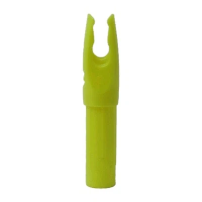 50 Count Bohning H 6mm Arrow H.E. Nocks: .231": 8 Grains: Fluorescent Yellow NOS - Image 1 of 3