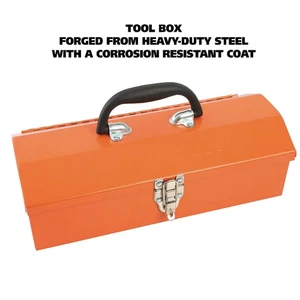 Great Neck® 16-Piece Light-Duty Office Tool Kit, Metal Box, Red - Picture 1 of 10