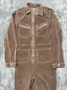  Mono Pana Free People Media Cremallera Marrón Talla SP Bolsillos - Imagen 1 de 7