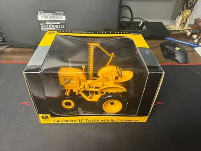 John Deere "LI" w/ No. 7 - D Mower 1/16 Diecast Tractor Replica By SpecCast A25 - Image 1 of 4
