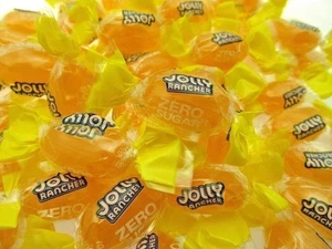 Jolly Rancher ZERO SUGAR FREE Mango ~ 8oz Candy Candies Half Pound ~ NEW - Picture 1 of 4