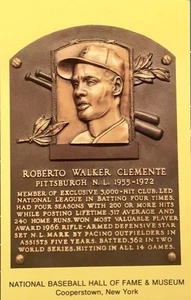 Baseball Hall of Fame 2097 Roberto Clemente Post Card Carolina Puerto Rico - Picture 1 of 2
