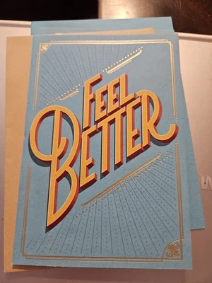 New Hallmark Feel Better Sending Caring Thoughts Your Way Greeting Card - Image 1 of 3