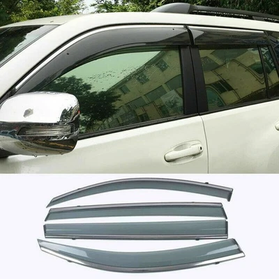 For Lexus GX460 2010-2023 Smoky Guard Window Visor Door Vent Deflector Shield 4x Foto 1 de 4