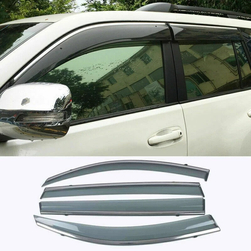 For Lexus GX460 2010-2023 Smoky Guard Window Visor Door Vent Deflector Shield 4x Foto 1 de 4