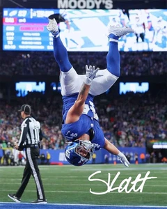 Cam Skattebo Backflip New York Foto signiert Reprint 8x10 11x14 Poster Autogramm - Bild 1 von 1