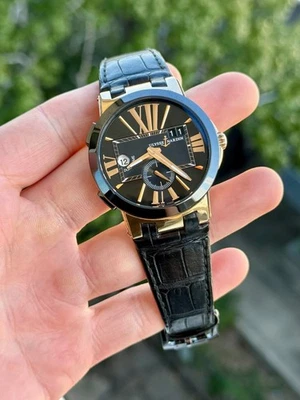 Ulysse Nardin 246-00 Executive 2013 doble tiempo 43 mm con caja y papeles Foto 1 de 4