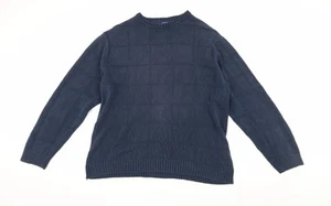 Basic Editions Men's Blue Pullover Jumper L - Picture 1 of 12